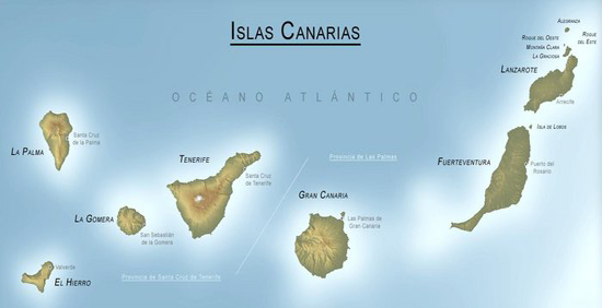 Las Capitales De Las Islas Canarias